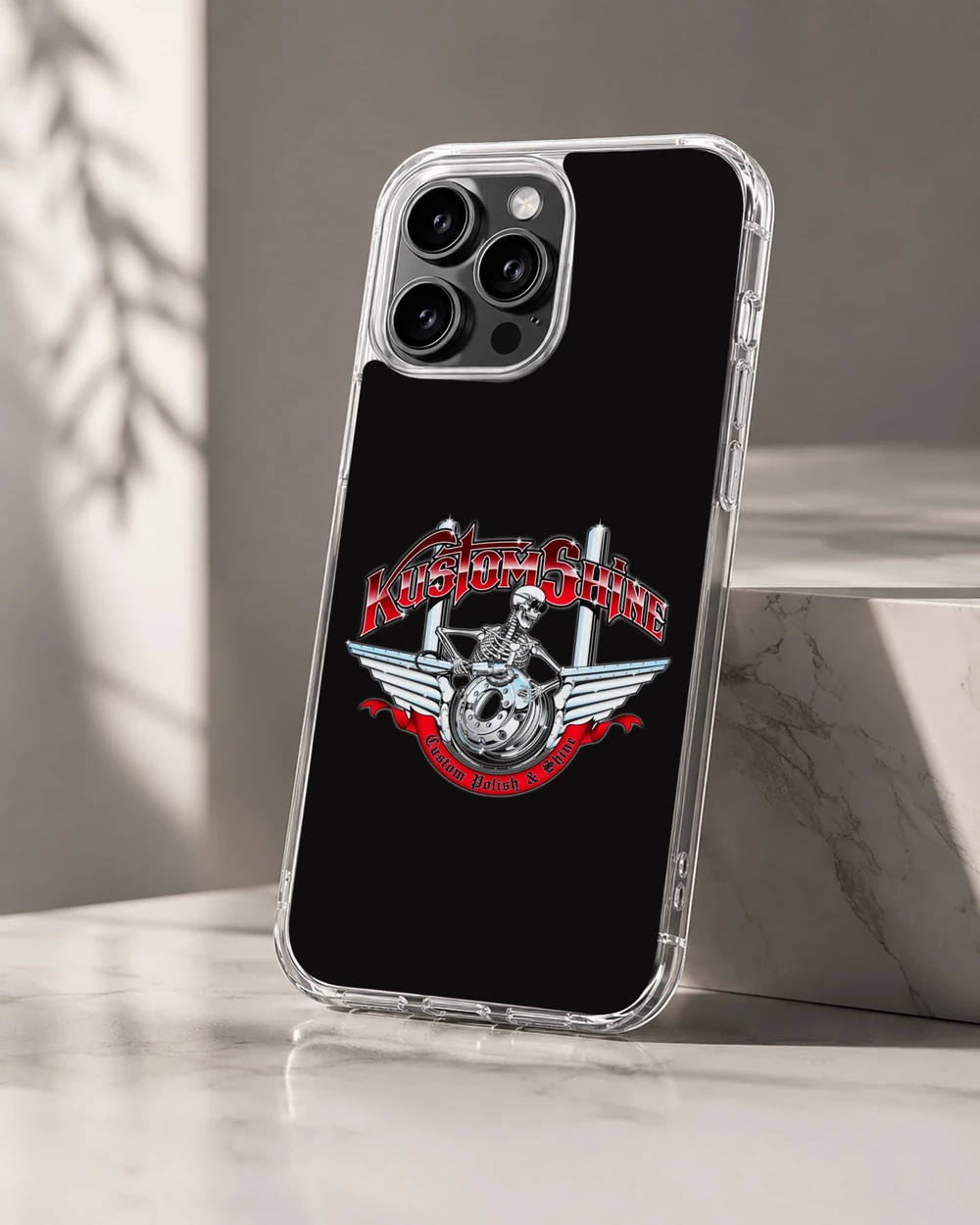 American Truck phone cover with bold design